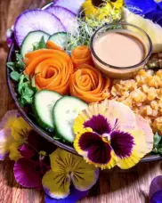 Assiette gourmande vegan - La Plume V&eacute;g&eacute;tale